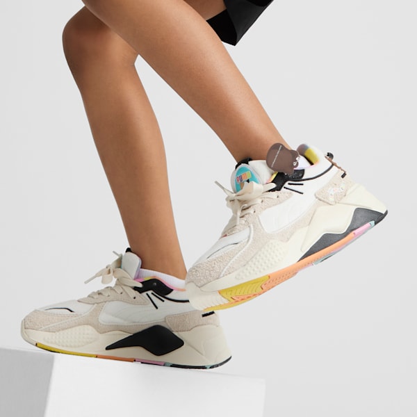 Chaussures de sport RS-X Cam PUMA x SQUISHMALLOWS, enfant et adolescent, Warm White-Alpine Snow-Lemon Meringue, extralarge